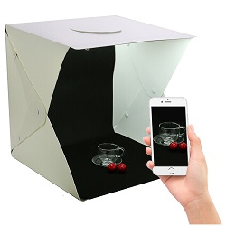 Green 40Cm Studio Light Box Portable Photography Cube Tent Photo Led Light Room Tent