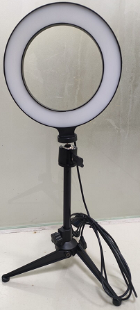 Uk 6" Led Ring Light Dimmable Lighting Kit Phone Selfie Tripod Stand Lamp Live