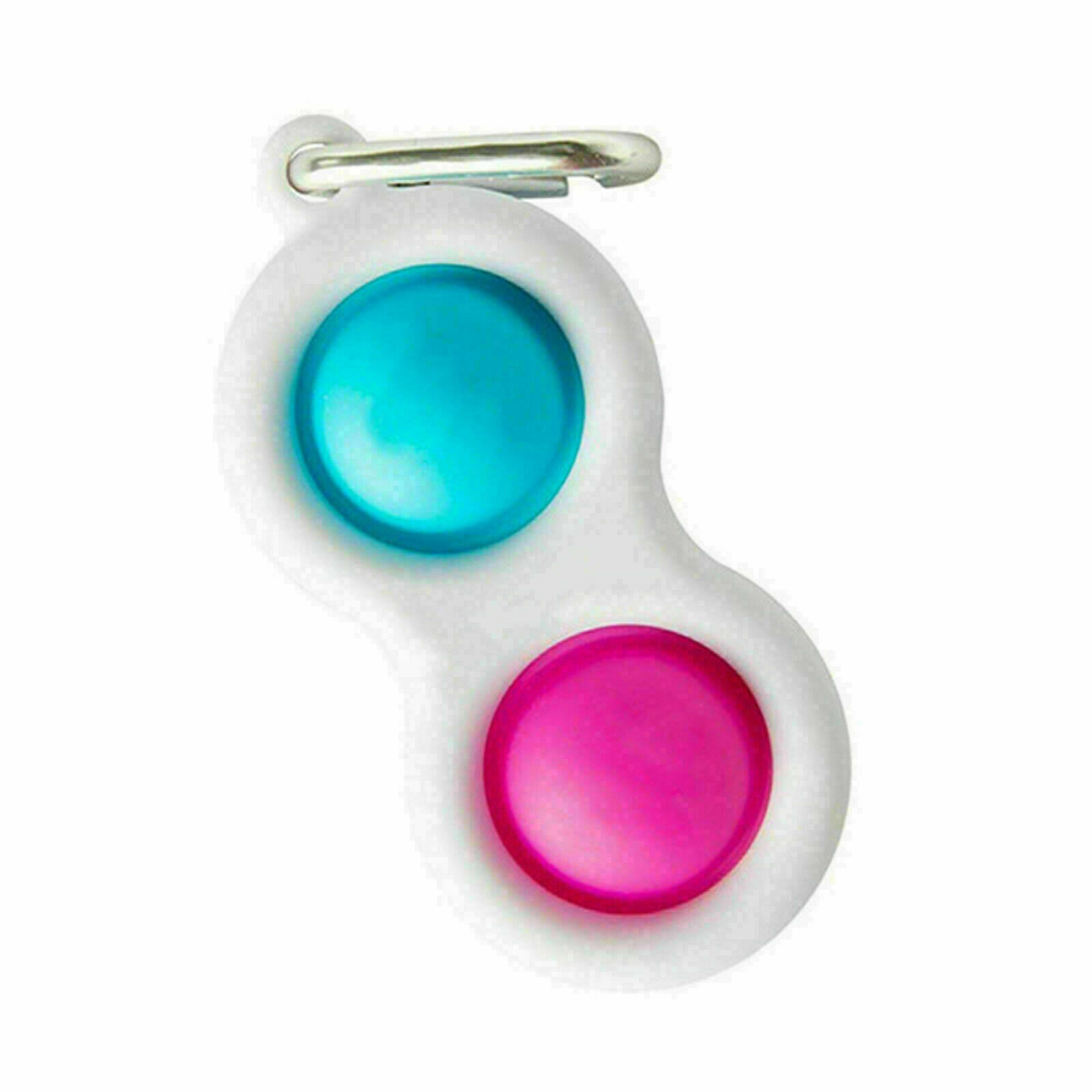 Pink and Blue Kid Simple Dimple Special Needs Silent Sensory Fidget Toy Autism Classroom Adult