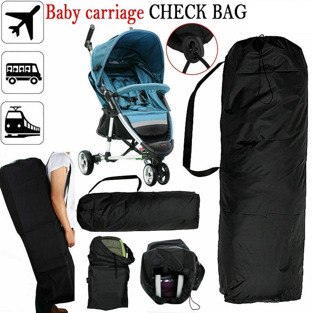 Waterproof Baby Pram Travel Bag Buggy Umbrella Stroller Pushchair Cover Storage Bag
