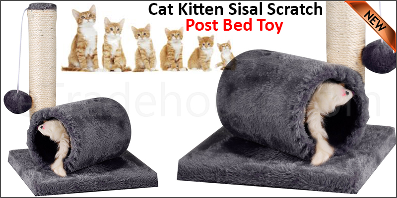 Grey Cat Tree Floor To Ceiling High Scratching Post Tower Activity Centre Uk