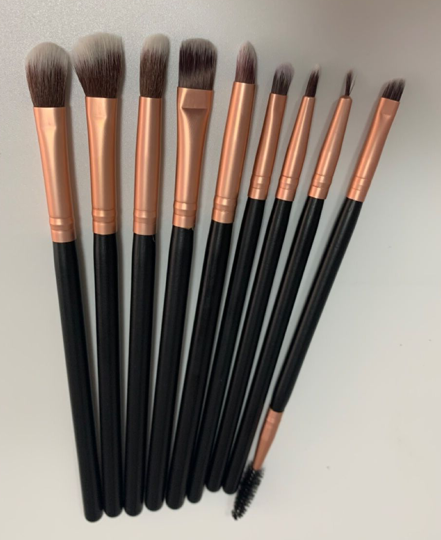 9pcs Kabuki Make Up Brushes Set Eye Shadow Blusher Face Powder Foundation