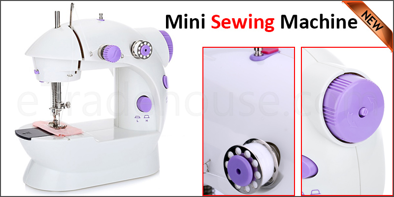 Electric Multi-Function Portable Mini Desktop Sewing Machine Handheld Kit