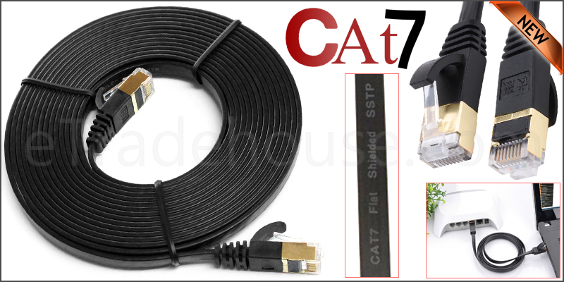 5 Meter Flat Rj45 Cat7 Ethernet Network Cable Lan