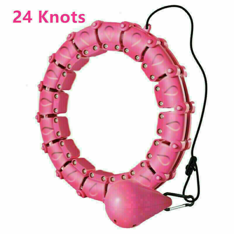 24 Knots Fitness Smart Hula Hoop Detachable Hoops Lose Weight Sports