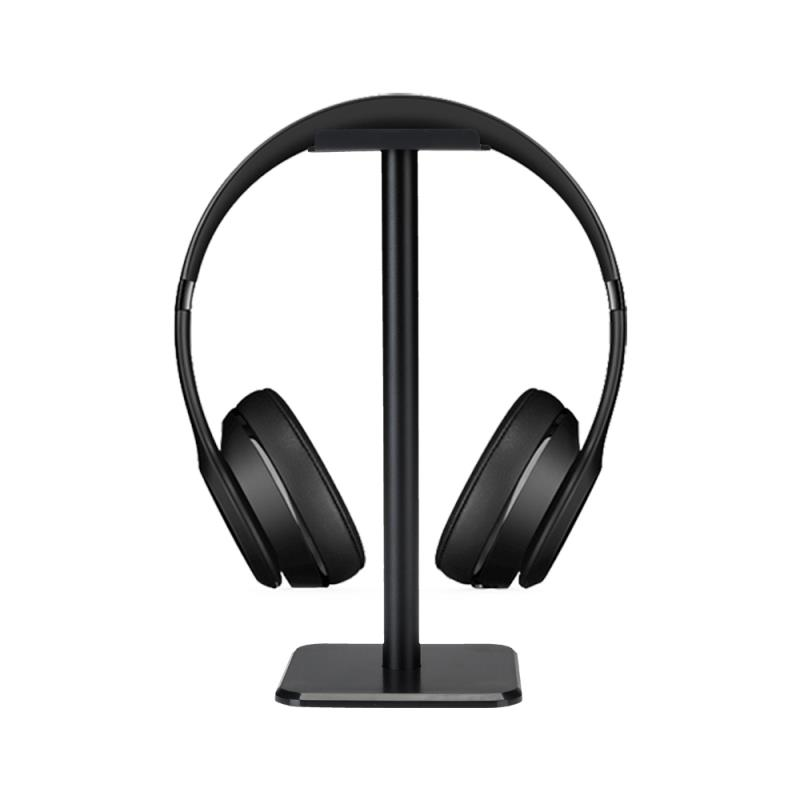 Black Universal Aluminum Headset Earphone Holder Hanger Headphone Display Stand