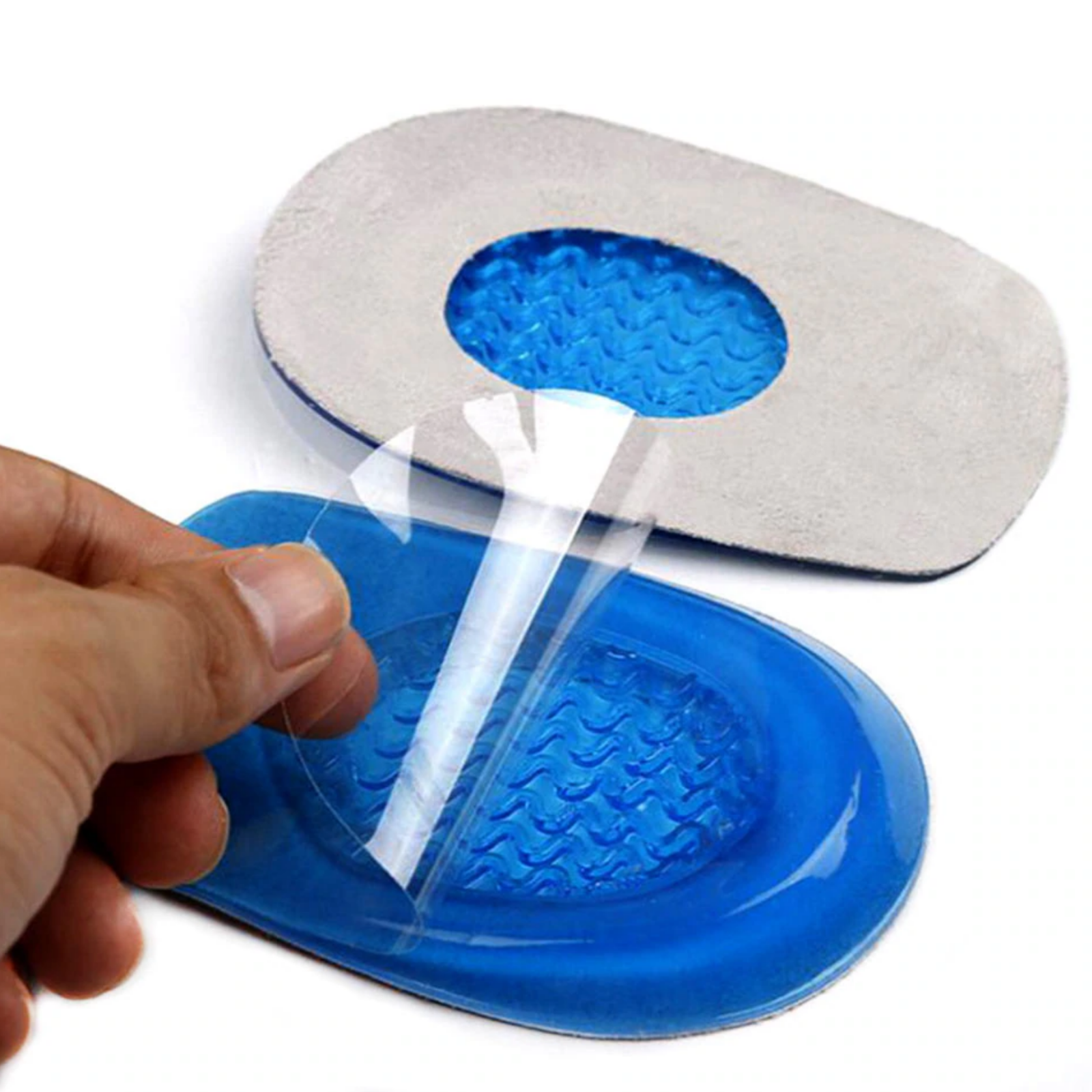 Gel Silicone Heel Support Shoe Pads Gel Orthotic Plantar Care Insert Insoles Cushion