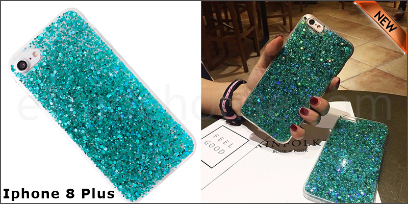 Bling Silicone Glitter Shockproof Case Cover For Apple Iphone 8Plus