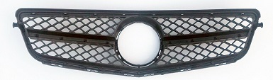 Amg Style Front Radiator Grille For Mercedes C-Class C204 W204 S204 Chrome/Black