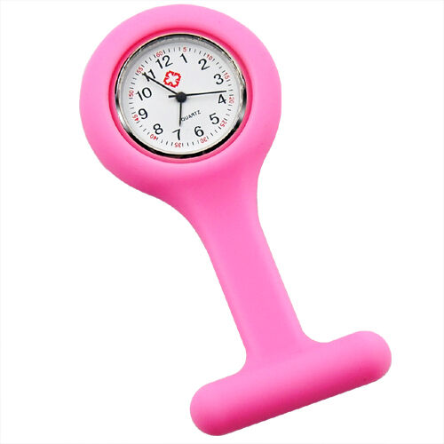 Light Pink Silicon Nurse Watch Fob Pocket