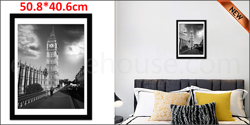 40Cm By 40Cm Black Photo Frame White Picture Frame Poster Frames