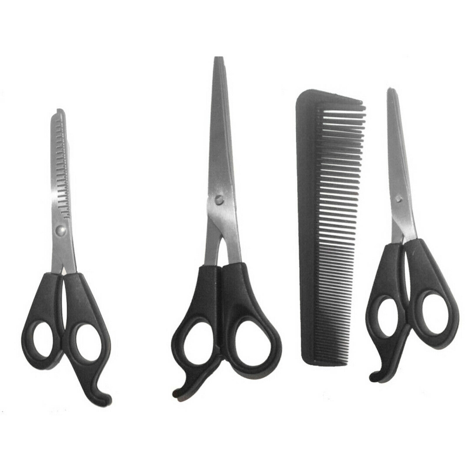 4Pcs Set Salon Hairdressing Scissors Professional Thinning Cutting Barber Shears Salon Comb Set