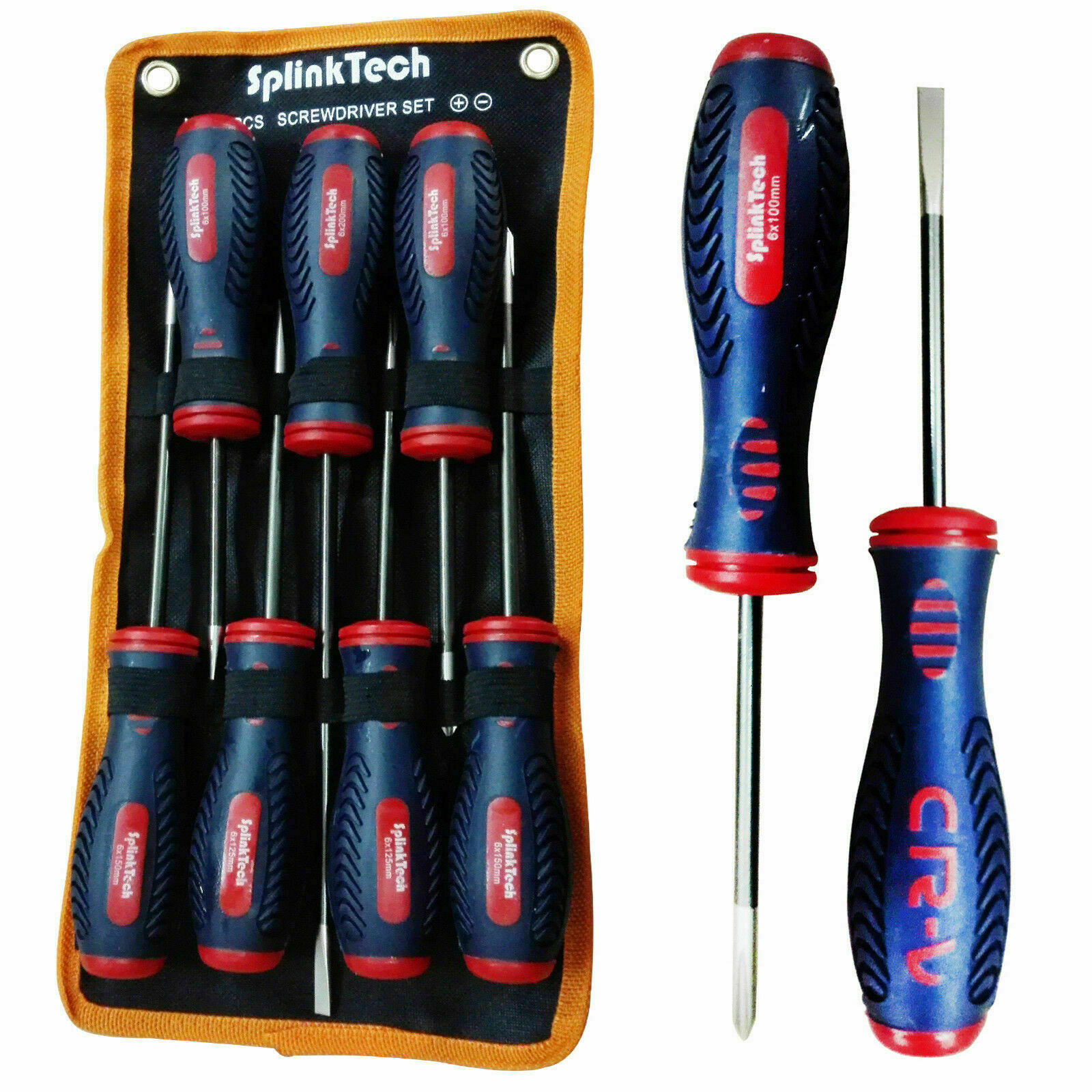 7PCS Precision Hex Philips Screwdriver Magnetic Insulated Tool Set Soft Grip Handles