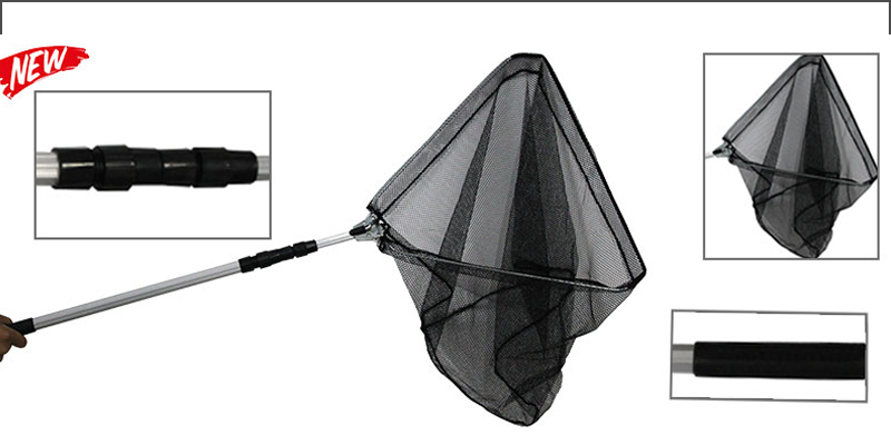 Telescopic Folding Extendable Landing Fishing Fly Carp Coarse Sea Game Net