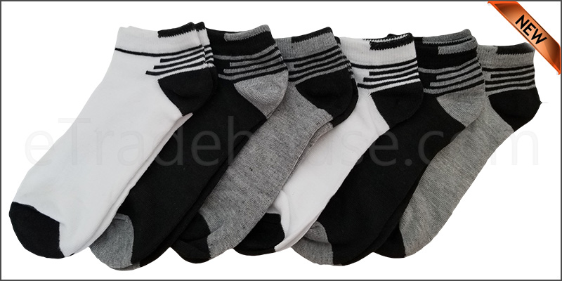6 Pairs Mens Trainer Liner Ankle Socks Funky Designs Adults Sports  (Option 2 )