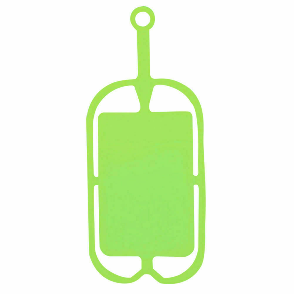 Green Silicone Phone Lanyard Holder Case Cover Universal Neck Strap Necklace Sling
