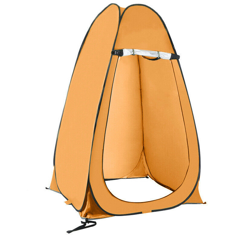 Orange Outdoor Portable Instant Pop Up Tent Camping Shower Toilet Privacy Changing Room
