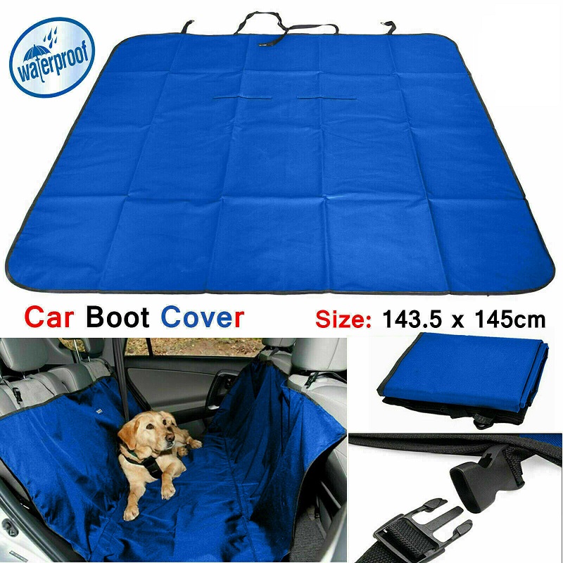 Blue Large Heavy Duty Waterproof Car Boot Liner Protector Dirt Pet Dog Floor Cover