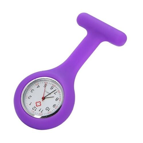 Purple Silicon Nurse Watch Fob Pocket