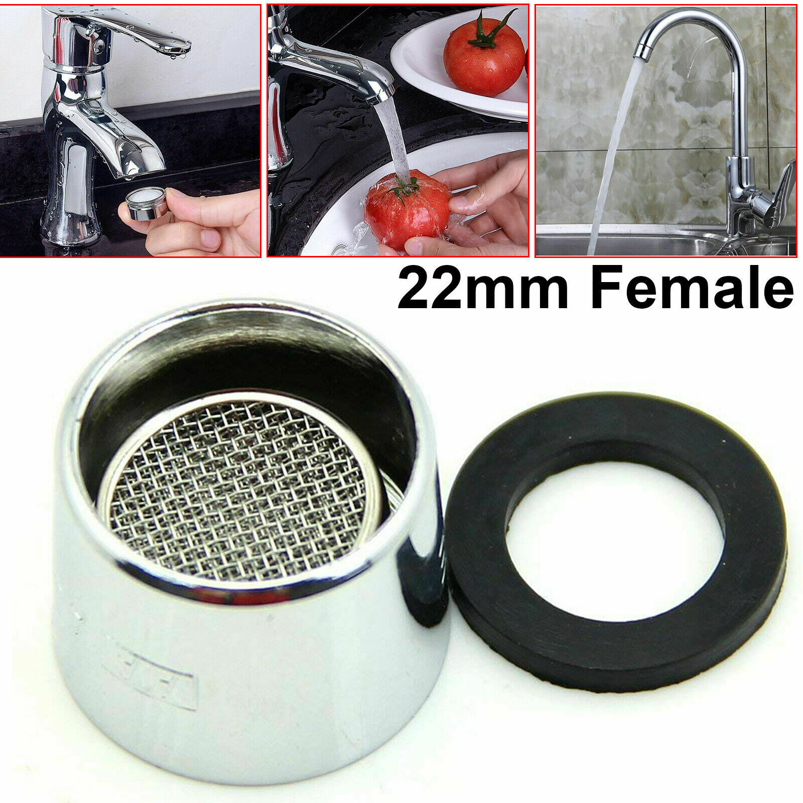 22Mm Female Tap Aerator Water Saving Faucet Nozzle Spout End Diffuser Filter