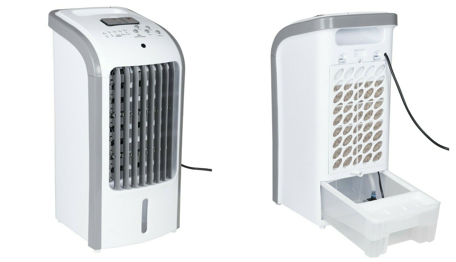 White 4L Portable Air Condition Room Cooler Unit Ice Water Fan Humidifier Remote Control
