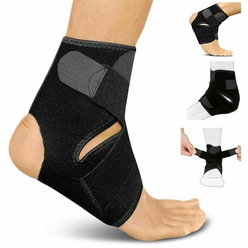 Medical Ankle Support Strap Compression Wrap Bandage Brace Neoprene Sports Foot