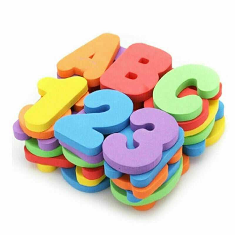 36 Pcs Children Baby Kids Foam Bath Numbers And Letters Child 123 Abc Bath Toy