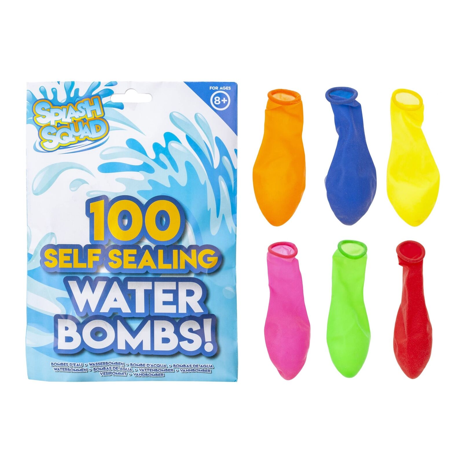 Pack of 100 Self Sealing Water Bombs Ballons Summer Party Fun Play