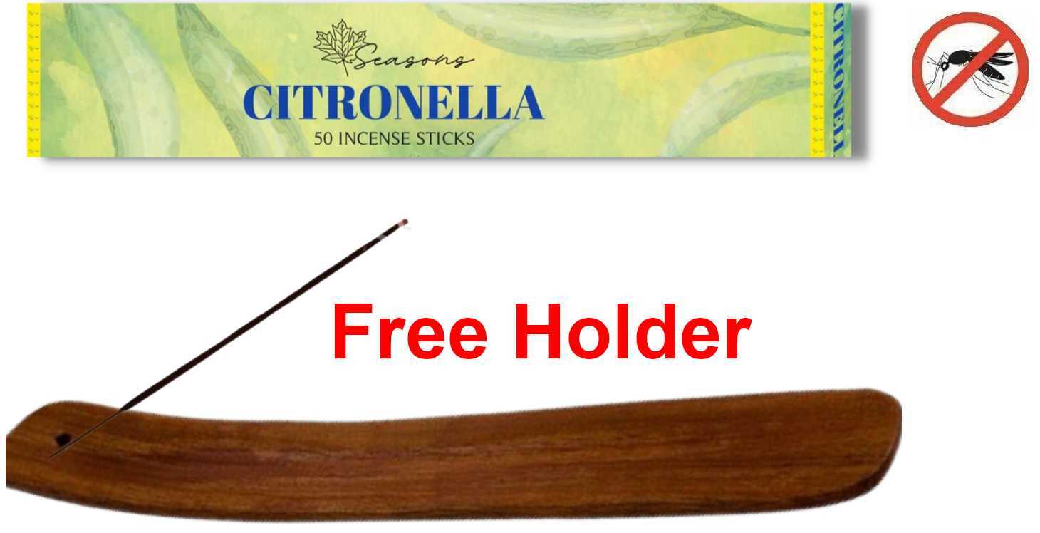 50 Packs Of Citronella Incense Sticks Candles Outdoor Garden Anti Bug Fly Mosquito Insect
