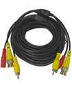 10M 12V Bnc Lead Video Power Hd Cable Dc Security Cctv Camera Dvr Recorder Wires