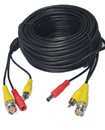 5M 12V Bnc Lead Video Power Hd Cable Dc Security Cctv Camera Dvr Recorder Wires