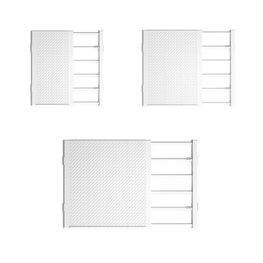 White Adjustable Closet Cupboard Storage Shelf Extendable Organizer Divider Shoe Rack