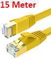 15 Meter Flat Rj45 Cat7 Ethernet Network Cable Lan