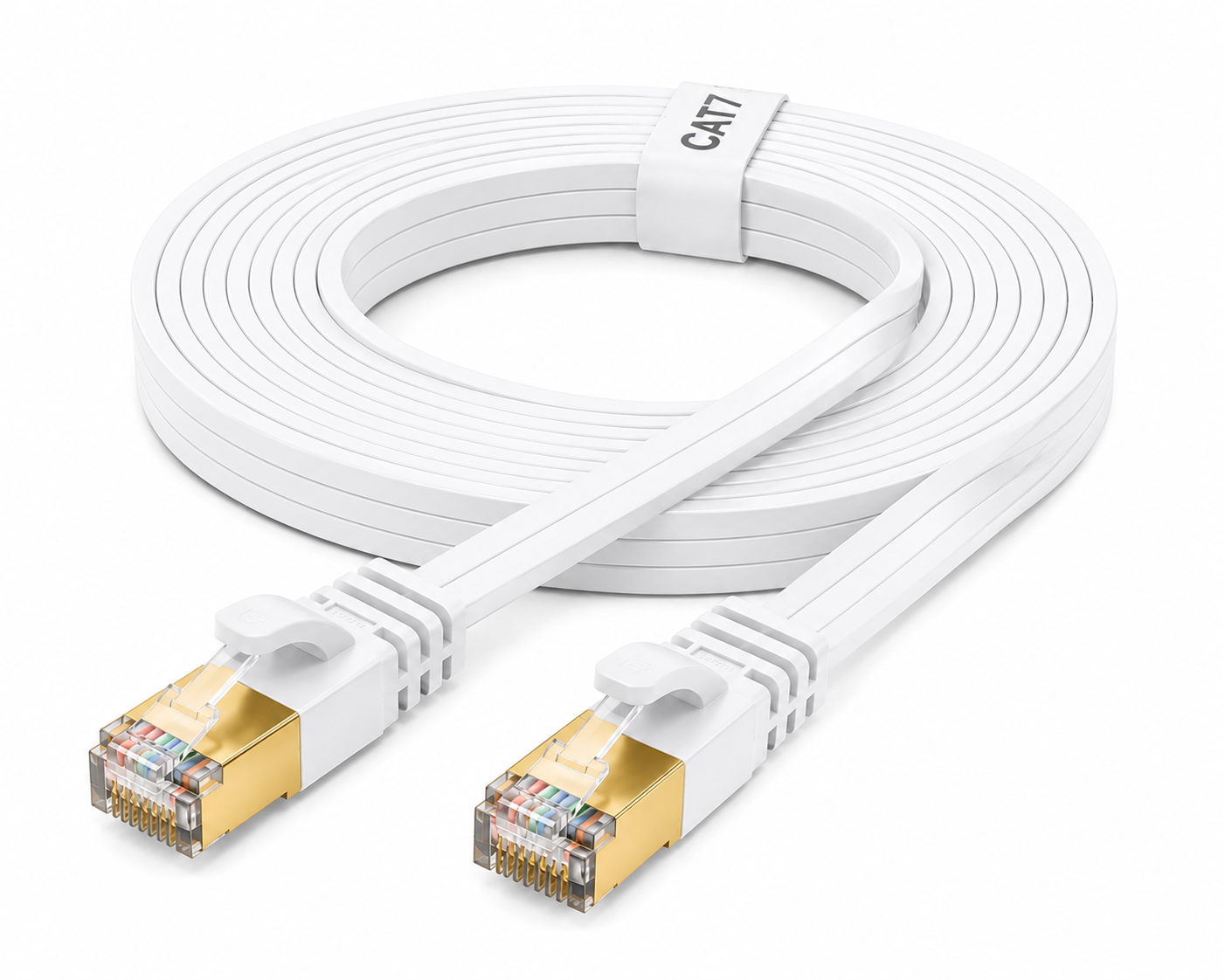 1M Flat Cat7 Ethernet Network RJ45 Cable