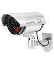 Fake Dummy Cctv Security Camera Flickering Red Led Indoor Outdoor Surveillance