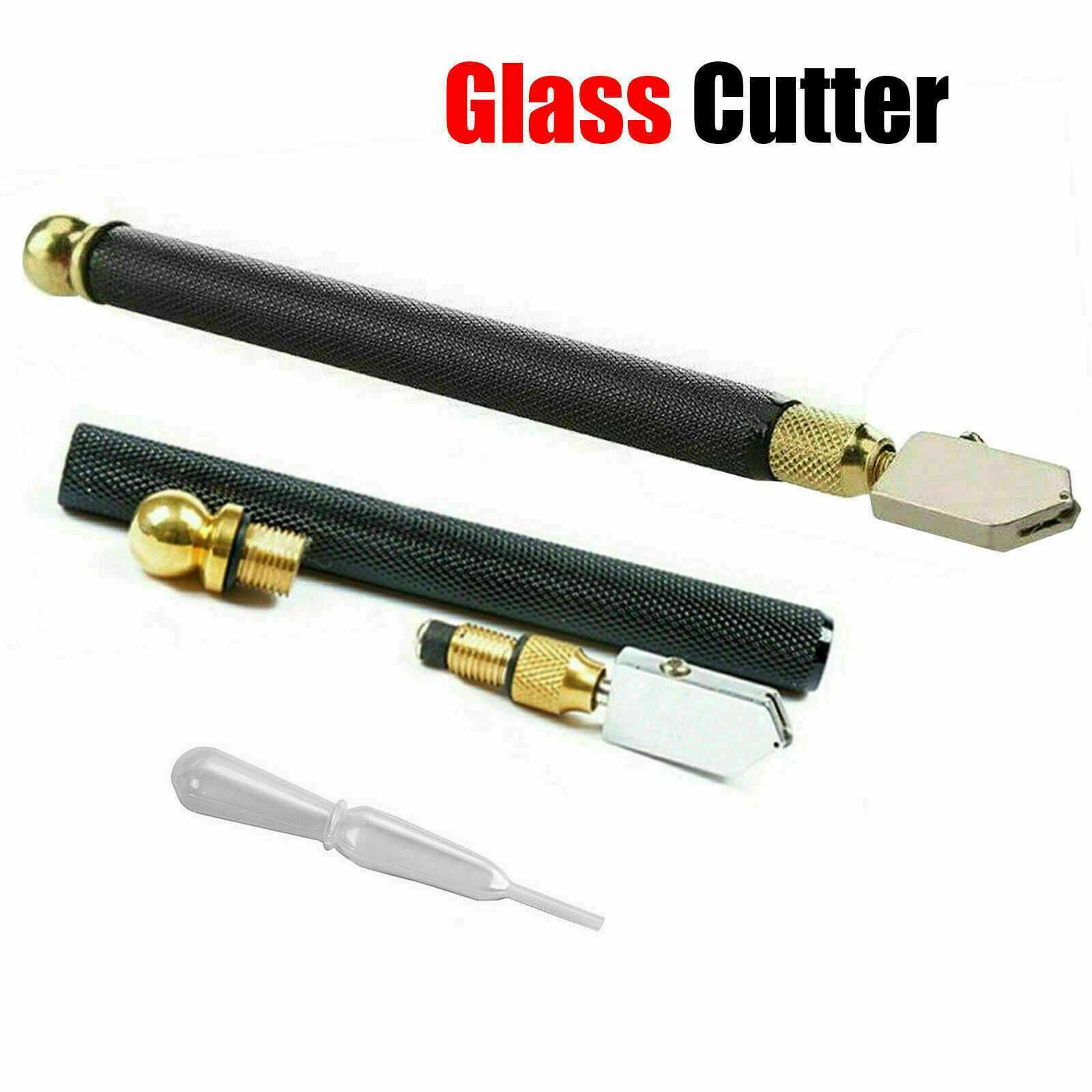Professional Glass Cutter Oil Lubricated Cutters With Grip Carbide Precision