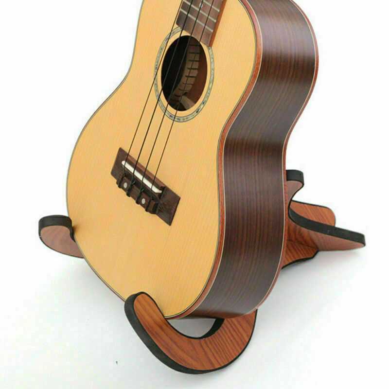 Wooden Stand Bracket Holder Shelf Mount For Mini Guitar Ukulele Violin Mandolin