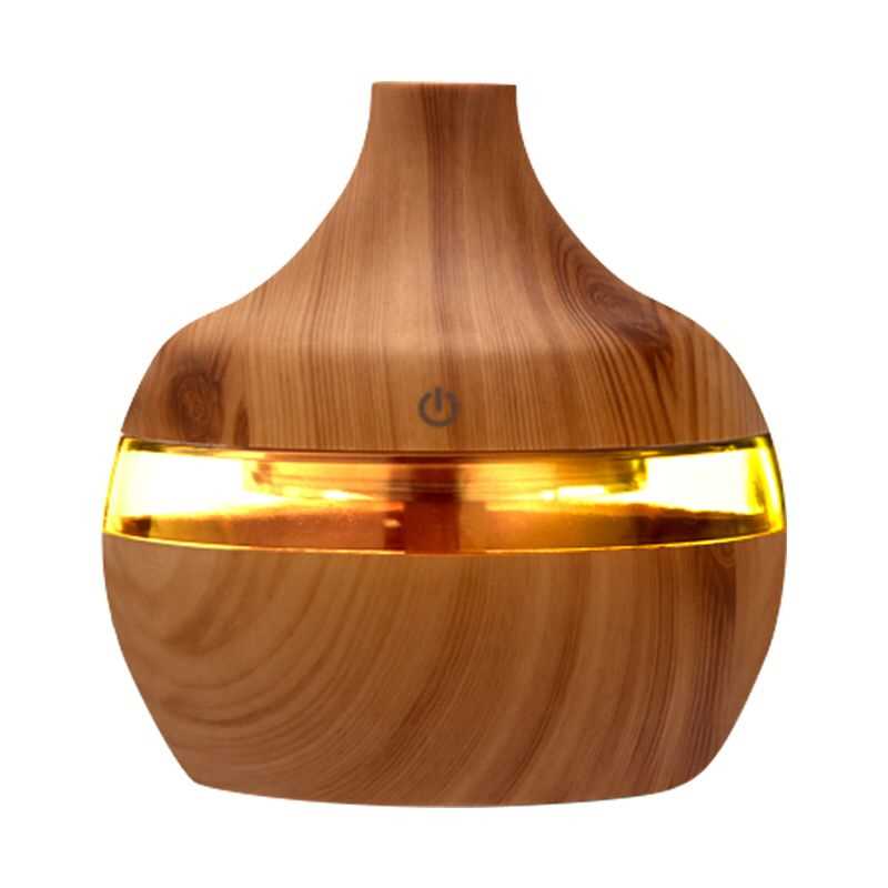 Yellow 7 Colour LED Ultrasonic Room Humidifier Aroma Essential Oil Diffuser Air Purifier