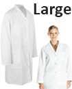 Lab Coat Hygiene Food Industry Warehouse Laboratory Doctors Medical Coat White Large Size