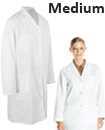Lab Coat Hygiene Food Industry Warehouse Laboratory Doctors Medical Coat White Medium Size