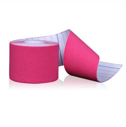 Pack of 3 Rolls Pink 5cm X 5m Kinesiology Tape Kt Muscle Strain Injury Support Physio Roll