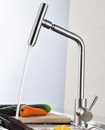 Kitchen Sink Mixer Tap Single Handle Stainless Steel Brushed Nickel Faucet