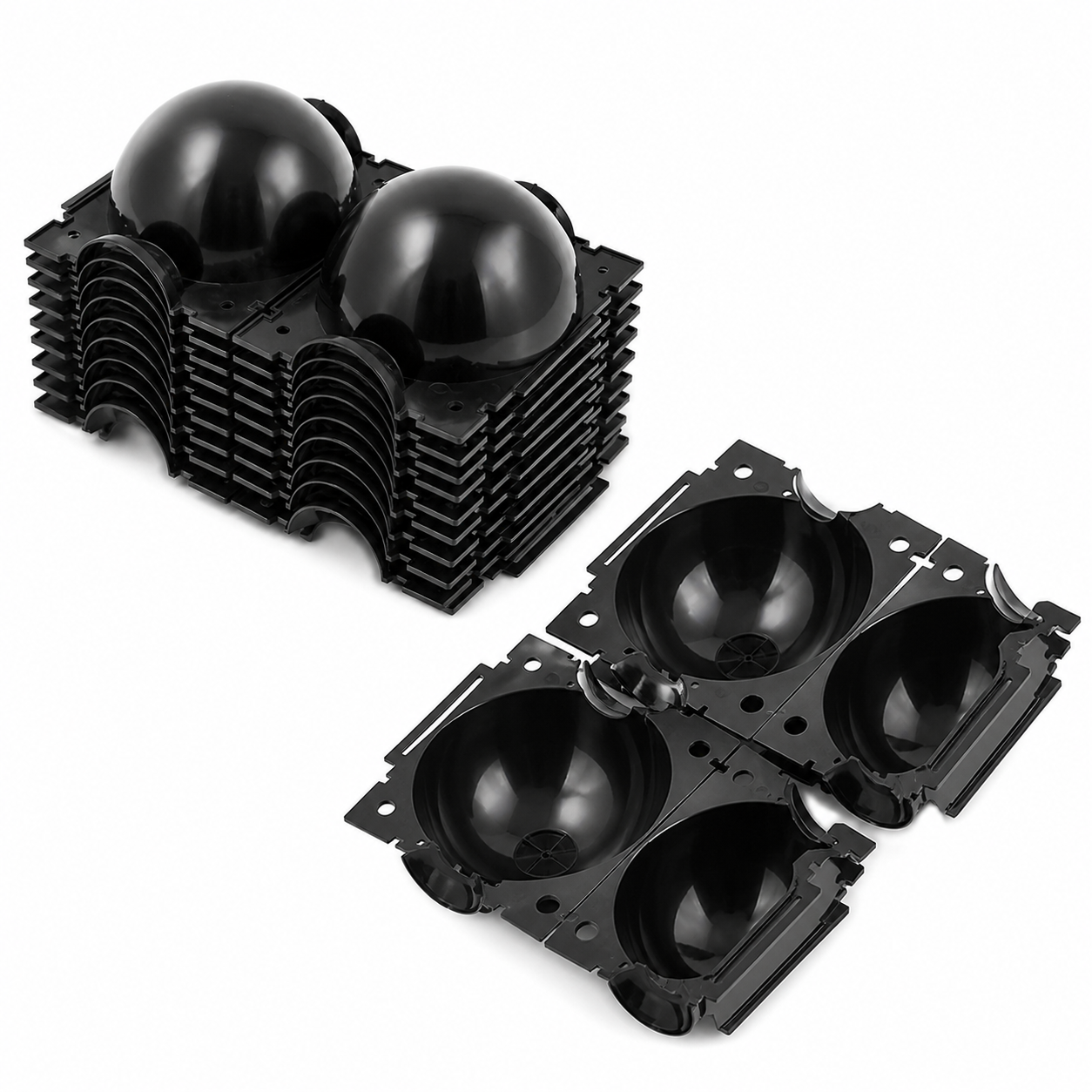 Set of 3 Small Plant Rooting Device High Pressure Propagation Ball Box Growing Grafting