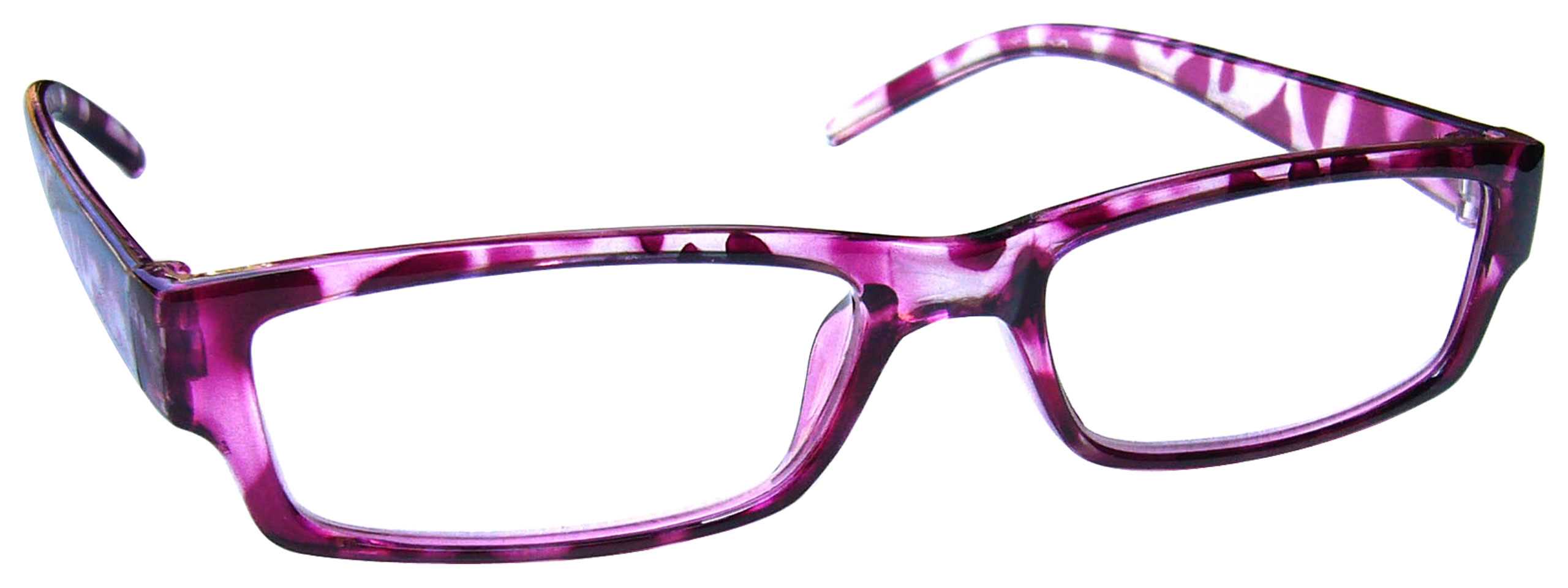 +1.0 Pink Reading Glasses Mens Womens Lightweight Designer Style UV Reader UVR32