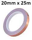  20Mm X 25M Copper Slug Tape: Adhesive Copper Slug Snail Barrier Tape