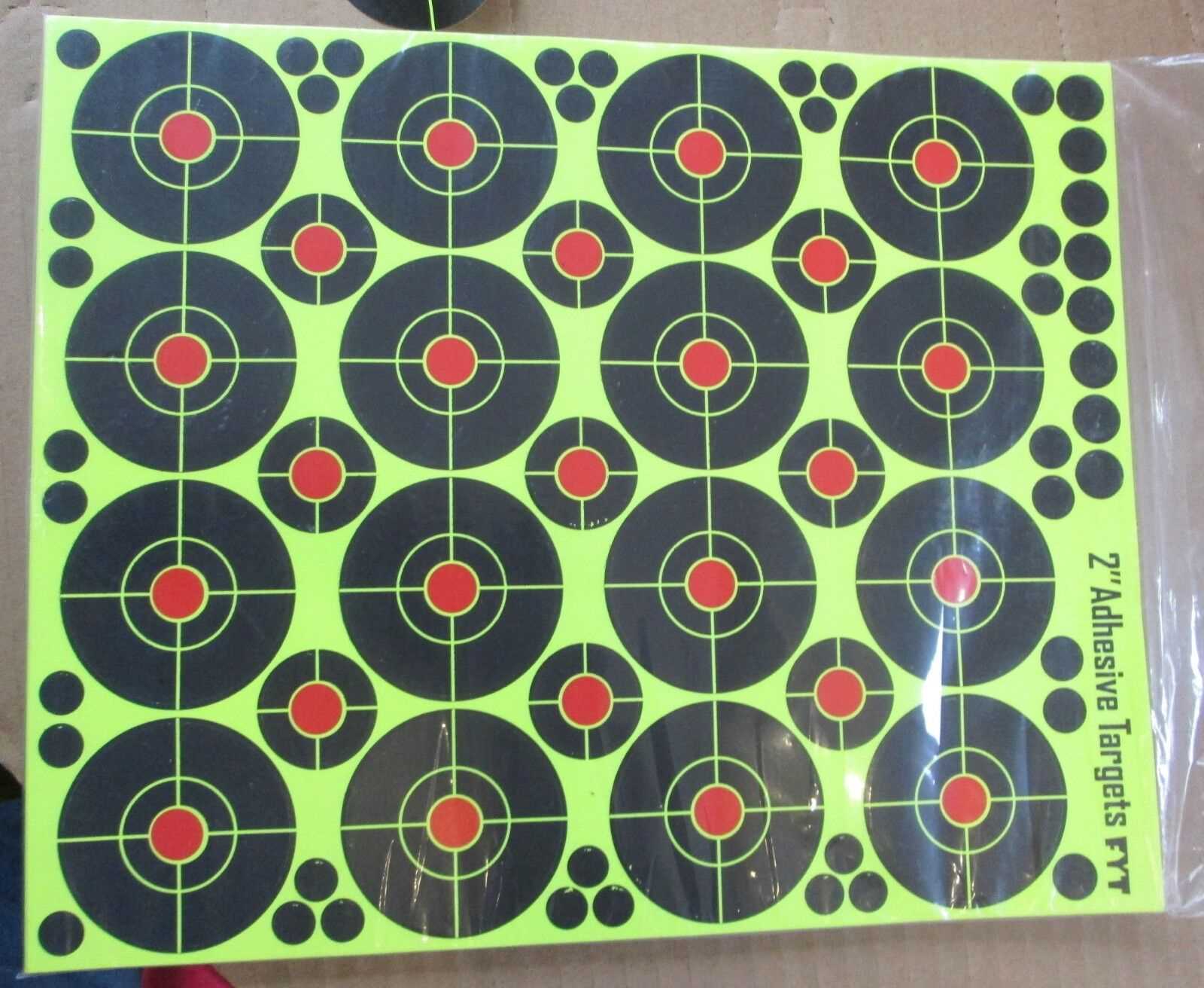 5 Sheets 80 Splatter Target 2" & 1" Shoot rifle pistol reactive air cheap targets N C 1+2