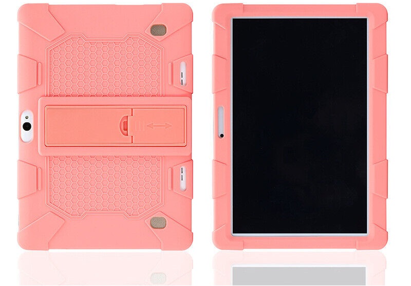 10" Inch Universal Pink Tablet Case Android Tablet PC Shockproof Silicone Stand Case Covers