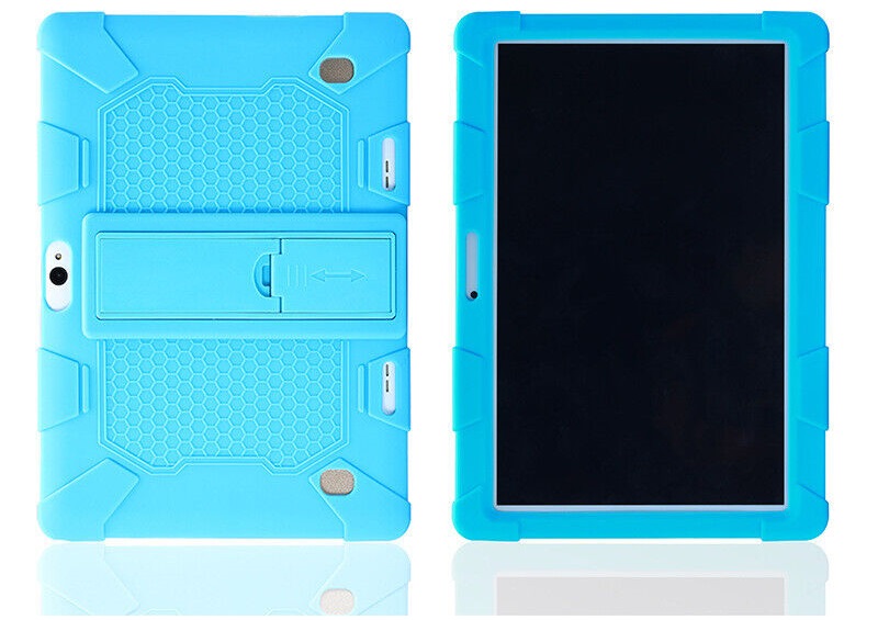10" Inch Universal Sky Blue Tablet Case Android Tablet PC Shockproof Silicone Stand Case Covers