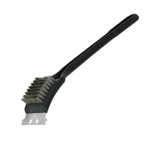 Black BBQ Barbecue Oven Grill Kitchen Metal Cleaning Brush Scraper Remover Cleaner