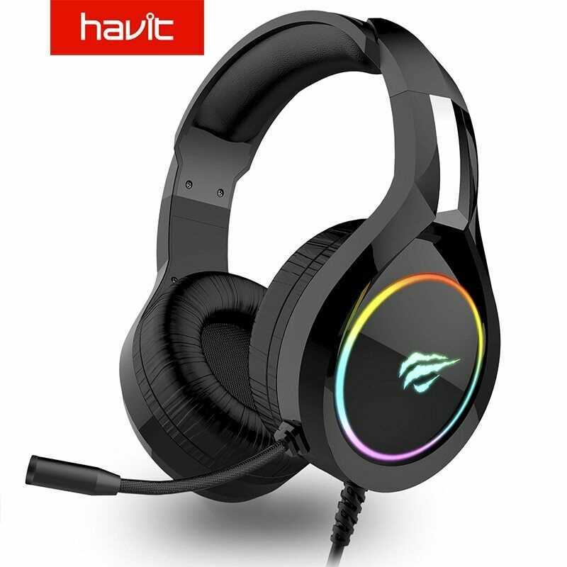 Havit Rgb Wired Gaming Headset Pc Usb 3.5Mm Xbox One Ps4 Headsets Laptop